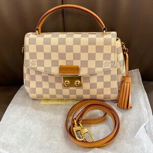 Louis Vuitton White Croisette Damier Canvas Crossbody bag